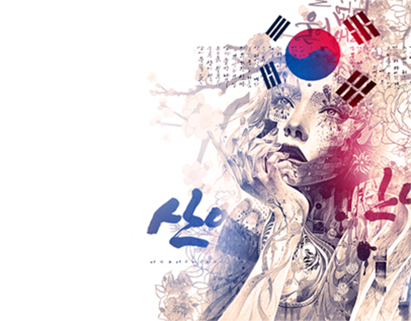 A design for the Korean Language Program Showcase.