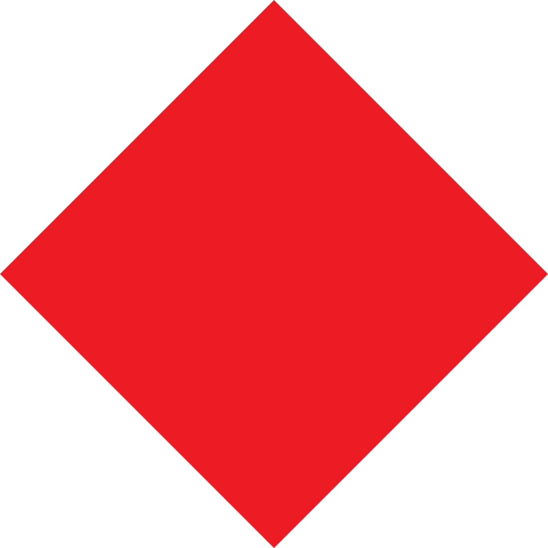 a red diamond